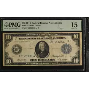 $10 1914 Red Seal Federal Reserve Notes 927B