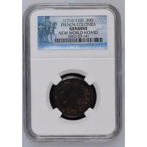 (1710-13)D FRENCH COLONIES (2)