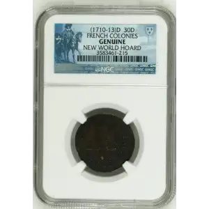 (1710-13)D FRENCH COLONIES (2)