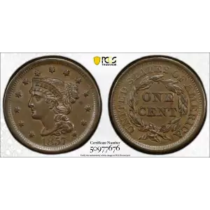 1857 1C Large Date, BN (2)