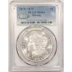 1878 7/8TF $1 Strong (2)