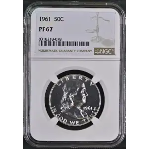 1961 Proof Franklin Half Dollar - NGC PF67 (2)