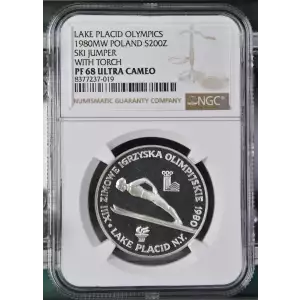 1980MW SKI JUMPER WITH TORCH LAKE PLACID OLYMPICS ULTRA CAMEO (2)
