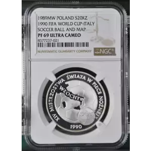 1989MW 1990 FIFA WORLD CUP-ITALY SOCCER BALL AND MAP ULTRA CAMEO (2)
