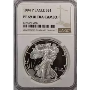 1994 Proof Silver Eagle - NGC PF69 Ultra Cameo (2)