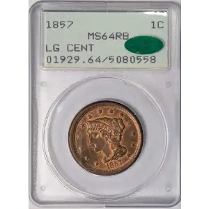 1857 1C Large Date, RB