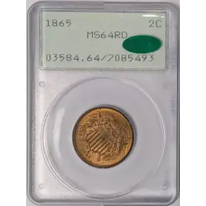 Two cent pieces-Two cent pieces 1864-73 -Copper