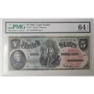 $5  Large Red Legal Tender Issues 64