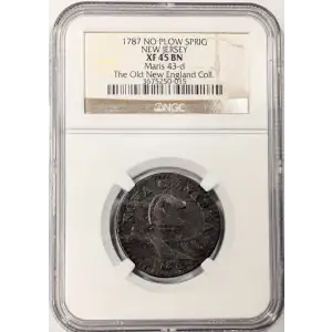 1787 NO PLOW NEW JERSEY BN